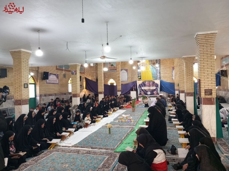 محفل انس با قرآن در روستای زنجیره علیا