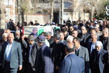 برگزاری مراسم تشییع پیکر شهید فیضی‌پور در ایلام