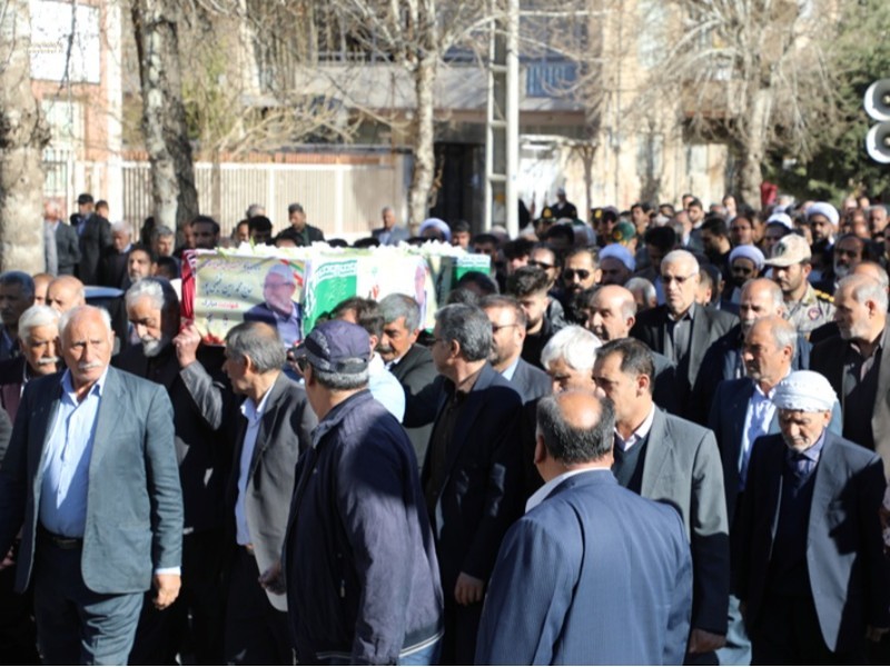 برگزاری مراسم تشییع پیکر شهید فیضی‌پور در ایلام