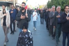 عزاداری و دسته روی مردم بدره در فراق امام امت
