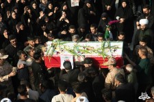 مرزبان وطن در کنار شهید  غیوری زاده آرام گرفت