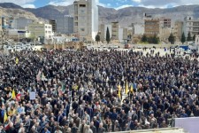 برگزاری مراسم اربعین رهبر شهید در ایلام
