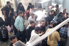 حضور پرشور زائران در مرز مهران