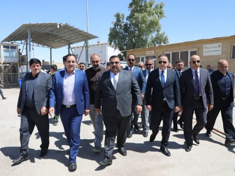 استاندار واسط عراق وارد ایلام شد