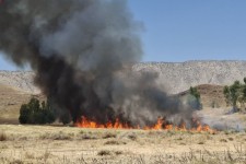 مهار آتش‌سوزی در تنگه شمشه چرداول
