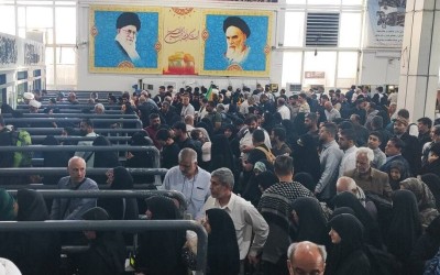 وضعیت مرز مهران در آستانه تاسوعا و عاشورا