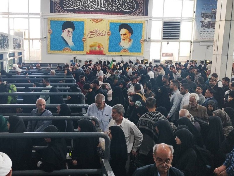 وضعیت مرز مهران در آستانه تاسوعا و عاشورا