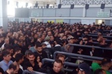 تردد زائران در پایانه مرزی مهران