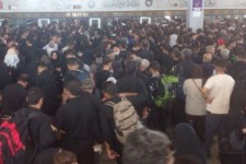 خیل عاشقان حسینی در روز تاسوعا از مرز مهران
