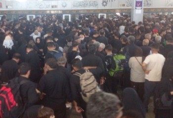 خیل عاشقان حسینی در روز تاسوعا از مرز مهران