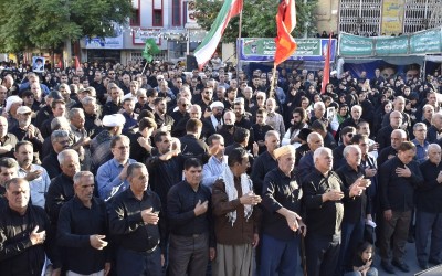 میدان ۲۲ بهمن ایلام؛ کانون عزاداری عاشورایی مردم