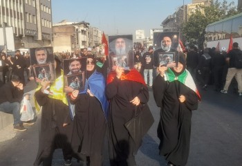 آغاز مراسم تشییع آقای شهید ایران در تهران
