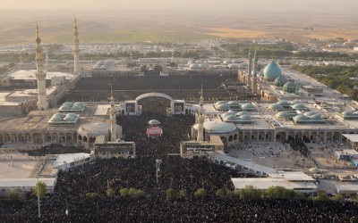 خیل عاشقان رهبر شهید در جمکران