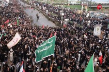 تشییع پیکر قائد شهید در عراق
