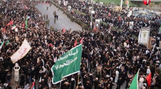 تشییع پیکر قائد شهید در عراق