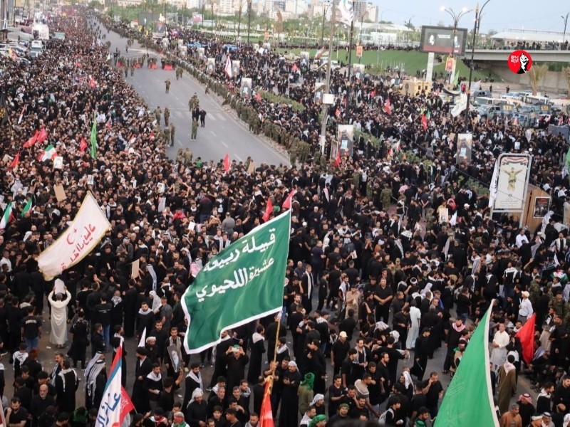 تشییع پیکر قائد شهید در عراق