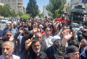حضور پرشور ایلامی‌ها در راهپیمایی خونخواهی رهبر شهید