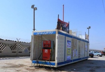 جایگاه‌های سیار سوخت در مرز چیلات مستقر می‌شوند