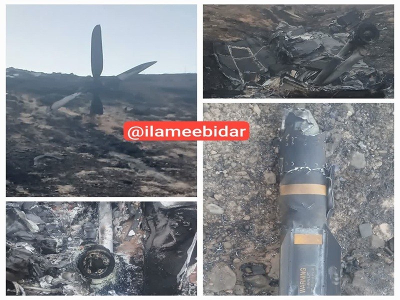 لاشه پهپاد متجاوز MQ-9 در دهلران کشف شد