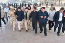 بازدید مسئولان کشوری از پایانه شهید سلیمانی مهران
