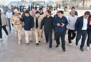 بازدید مسئولان کشوری از پایانه شهید سلیمانی مهران