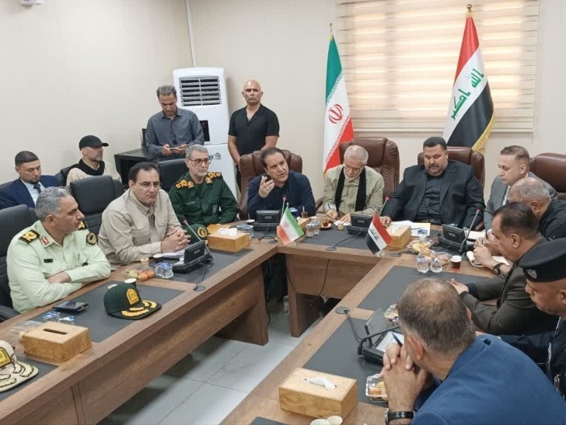 برگزاری نشست ستاد مرکزی اربعین در مرز زرباطیه