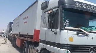 مرز مهران در آستانه اربعین، رنگ خدمت گرفت