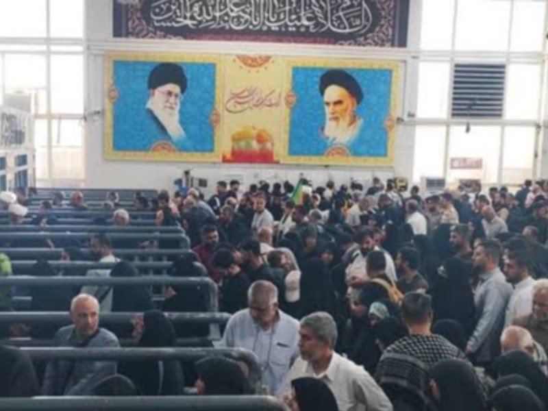 هم‌اکنون؛ تردد زائران اربعین در مرز مهران