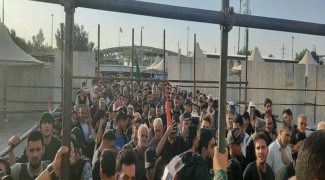 تردد پرشور زائران اربعین از مرز مهران