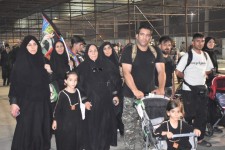 خروش بی‌پایان عاشقان اربعین در مرز مهران