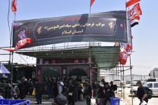 خدمت‌رسانی موکب سپاه امیرالمؤمنین (ع) ایلام به زائران اربعین