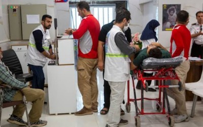 خدمت بی‌وقفه مدافعان سلامت در مرز مهران