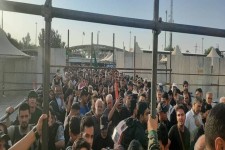 تردد زائران اربعین از مرز بین‌المللی مهران