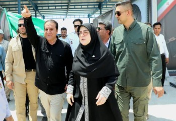 بازدید سخنگوی دولت از مرز دهلران