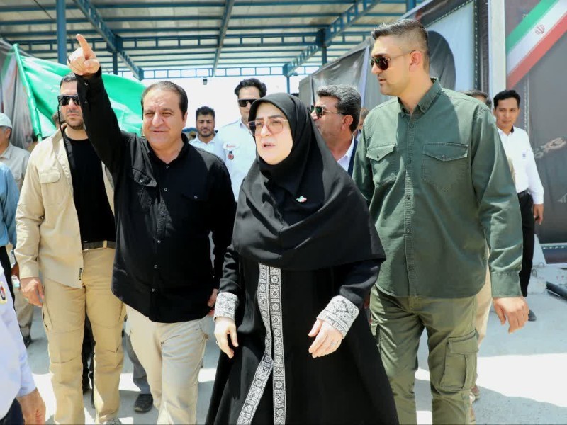 بازدید سخنگوی دولت از مرز دهلران