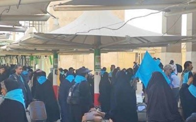 ورود زائران اربعین به کشور از مرز مهران