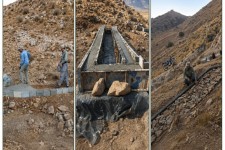 آغاز ساخت آبشخورهای حیات وحش در زرین‌آباد دهلران