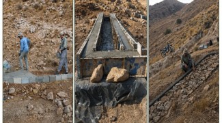 آغاز ساخت آبشخورهای حیات وحش در زرین‌آباد دهلران