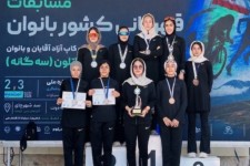 درخشش بانوان ترای‌اتلون ایلام در رقابت‌های قهرمانی کشور