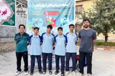 کسب مقام سوم مسابقات بدمینتون دانش‌آموزی توسط ایلام