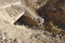 وضعیت نامناسب سیل‌بند انتهای خیابان شهید زراعتی ایلام