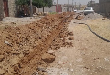 اصلاح ۳۴۰۰ متر از خطوط آبرسانی موسیان دهلران
