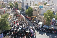 رزمایش جان‌فدایان ایران از قاب آسمان ایلام