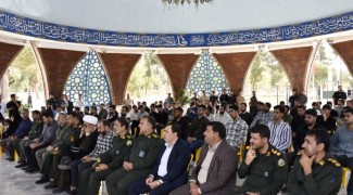 برگزاری گرامیداشت روز سرباز در گلزار شهدای ایلام