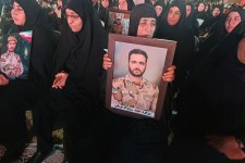 حضور مادران شهدای مهران در محل شهادت فرزندانشان