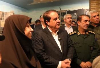 بازدید معاون رئیس‌جمهور از باغ‌موزه دفاع مقدس ایلام
