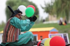 آسمان ایلام رنگی شد