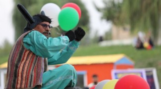 آسمان ایلام رنگی شد