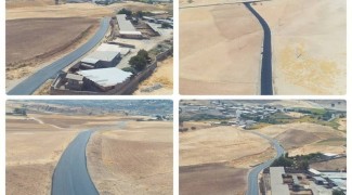 1400 متر از راه روستایی چاویز آسفالت شد