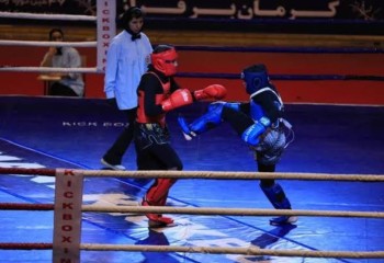 مسابقات کیک‌بوکسینگ بانوان قهرمانی استان ایلام برگزار شد